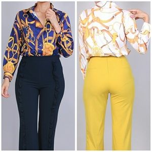 'Queen of Gold Chains' Blouse